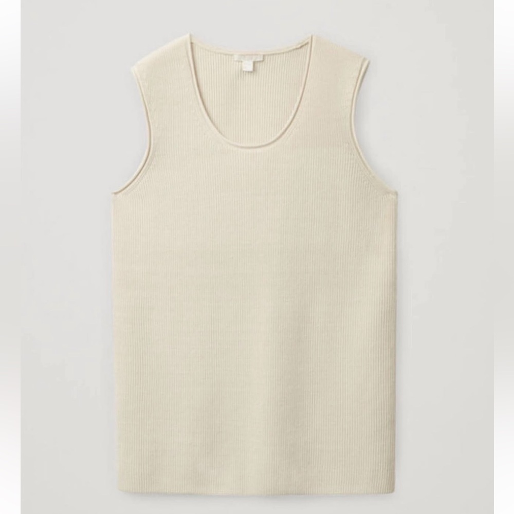 COS Beige Knit Vest - Picture 3 of 11